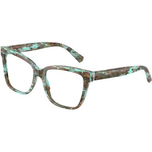 Tiffany Vrouw TF2260 8422 Optische monturen Acetaat Schildpad Transparant Kattenoog Normaal