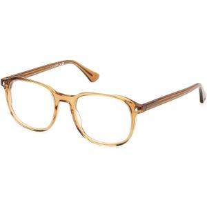 Web Man WE5454 39 Optische monturen Acetaat Geel  Hurken Normaal