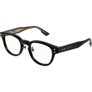 Gucci Man GG1470OJ 001 Optische monturen Acetaat Zwart Transparant Pantos