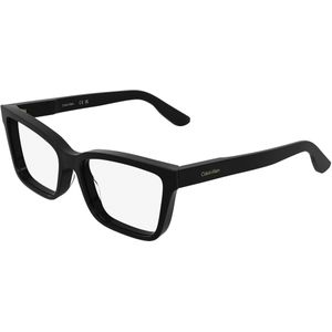 Calvin Klein Vrouw CK25543 001 Optische monturen Acetaat Zwart  Kattenoog Normaal