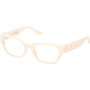 Guess Vrouw GU50304 025 Optische monturen Acetaat Ivoor  Kwadraat Normaal