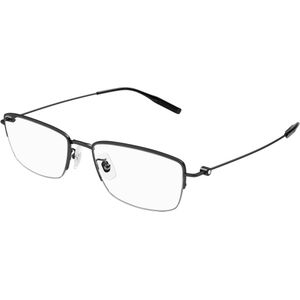 Montblanc Man MB0378OJ 001 Optische monturen Metaal Zwart Transparant Kwadraat