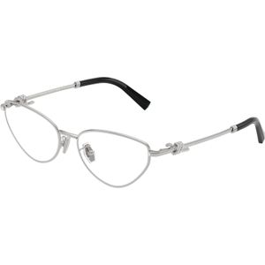 Tiffany Vrouw Tiffany TF1172B 6001 Optische monturen Metaal Zilver Transparant Kattenoog Normaal