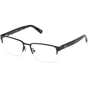 Guess Man GU50326 002 Optische monturen Metaal Zwart  Kwadraat Normaal