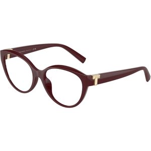 Tiffany Vrouw TF2255U 8389 Optische monturen Geïnjecteerd Altviool Transparant Kattenoog Normaal