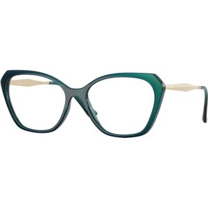 VOGUE EYEWEAR Donna VO5522 3224 Optische monturen Iniettato Blu Trasparente Geometrica Normale
