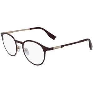 Karl Lagerfeld Unisex KL315 7 Optische monturen Metaal Bruin  Pantos