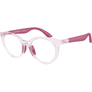 Emporio Armani Kind EK3007 6139 Optische monturen Geïnjecteerd Roos Transparant Pantos Normaal