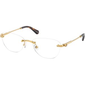 Swarovski Vrouw Swarovski SK1035D 4007 Optische monturen Metaal Goud Transparant Rotonde Normaal