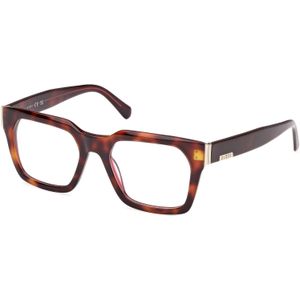 Guess Man GU50188 056 Optische monturen Acetaat Havana  Hurken Normaal