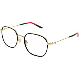 Gucci Unisex GG1198OA 001 Optische monturen Metaal Goud  Hurken