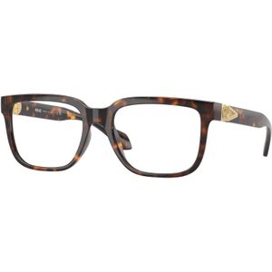 Versace Man VE3377U 108 Optische monturen Geïnjecteerd Schildpad Transparant Hurken Normaal