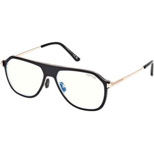 TOM FORD Man FT5943-B 3 Optische monturen Geïnjecteerd Zwart  Piloot Normaal