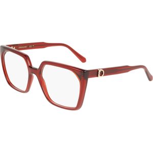 Ferragamo Vrouw SF3042E 612 Optische monturen Acetaat Bordeaux  Hurken Normaal