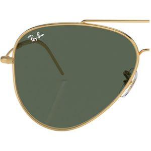 Ray - Ban Unisex Paar vervangende lenzen Ray - Ban RBR0101S Aviator omgekeerd Vervanglenzen Metallo  Verde Pilot Antiriflesso