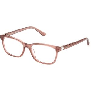 Guess Vrouw GU50196 059 Optische monturen Acetaat Beige  Hurken Normaal
