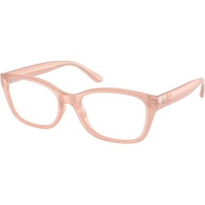 Ralph Lauren Vrouw RL6252U 6246 Optische monturen Geïnjecteerd Roos Transparant Hurken Normaal