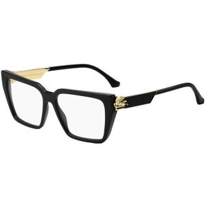 ETRO Unisex Etro 0030 807 Optische monturen Acetaat Zwart  Hurken
