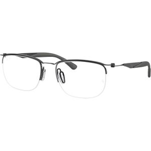 Ray - Ban Unisex RX7552  3209 Optische monturen Metaal Zwart Transparant Hurken Normaal