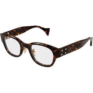 Gucci Man Gucci GG2001OJ 002 Optische monturen Acetaat Havana Transparant Rotonde