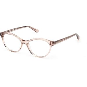 Guess Uniseks GU50273 057 Optische monturen Acetaat Beige  Kattenoog Normaal