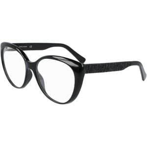 LONGCHAMP Vrouw LO2682 001 Optische monturen Acetaat Zwart  Kattenoog