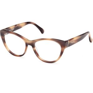 Max Mara Vrouw MM5205 047 Optische monturen Acetaat Bruin  Rotonde Normaal
