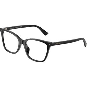 Jimmy Choo Vrouw Jimmy Choo JC3048U 5000 Optische monturen Acetaat Zwart Transparant Kussen Normaal
