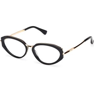Max Mara Vrouw MM5185 001 Optische monturen Acetaat Zwart  Kattenoog Normaal