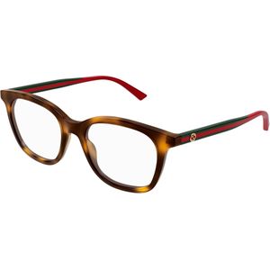 Gucci Vrouw Gucci GG1864O 002 Optische monturen Acetaat Havana Transparant Kwadraat