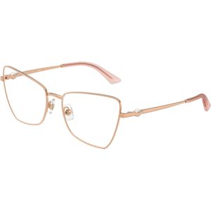 Jimmy Choo Vrouw JC2010HB 3008 Optische monturen Metaal Goud Transparant Geometrisch Normaal