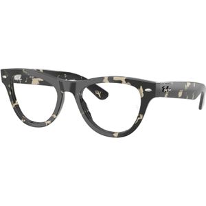 Ray - Ban Donna RX5510 8117 Optische monturen Acetato Grigio Trasparente Cat Eye Normale