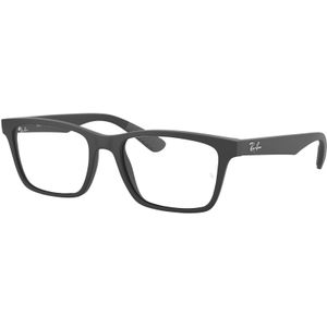 Ray - Ban Unisex RX7025 2077 Optische monturen Geïnjecteerd Zwart Transparant Hurken Normaal