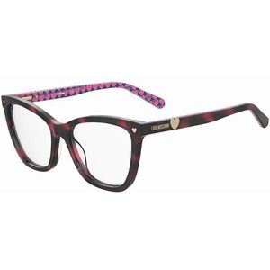 Moschino Vrouw Mol593 HT8 Optische monturen Acetaat Havana  Geometrisch