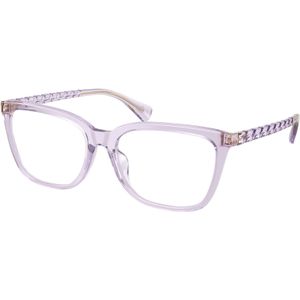 Ralph Lauren Vrouw RA7178U  5746 Optische monturen Geïnjecteerd Altviool Transparant Vlinder Normaal