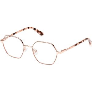 Guess Vrouw GU8275 059 Optische monturen Aluminium Beige  Geometrisch Normaal