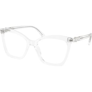 Swarovski Vrouw Swarovski SK2053 1027 Optische monturen Acetaat Transparant Transparant Kattenoog Normaal