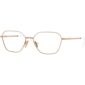 VOGUE EYEWEAR Donna VO4334 5209 Optische monturen Metallo Oro Trasparente Geometrica Normale