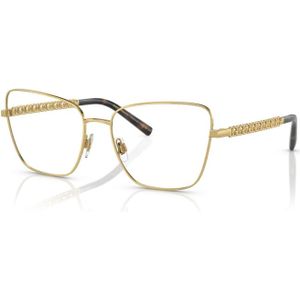 Dolce & Gabbana Vrouw DG1346 02 Optische monturen Metaal Goud  Vlinder