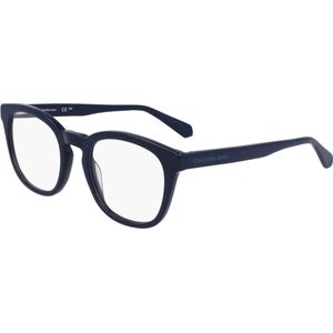 Calvin Klein Unisex CKJ24636MAG-SET 400 Optische monturen Acetaat Blauw  Hurken Normaal