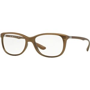 Ray - Ban Unisex RX7024 5205 Optische monturen Plastic Bruin  Hurken