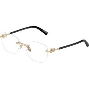 Tiffany - Vierkante Zonnebrillen - Lichtgoud - Geometrisch Silhouet - Maat 54 MM