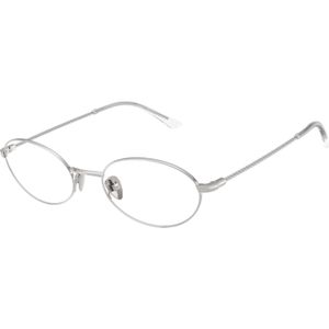 Giorgio Armani Vrouw AR5165  3015 Optische monturen Staal Zilver Transparant Rotonde Normaal