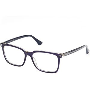 Web Man WE5401 90 Optische monturen Acetaat Blauw  Hurken Normaal