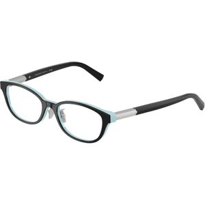Tiffany Vrouw TF2280D  8055 Optische monturen Acetaat Zwart Transparant Kussen Normaal