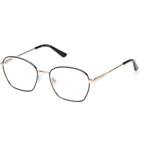 Guess Uniseks GU50272 005 Optische monturen Metaal Zwart  Kwadraat Normaal