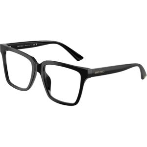 Jimmy Choo Vrouw JC3040U 5000 Optische monturen Acetaat Zwart Transparant Hurken Normaal