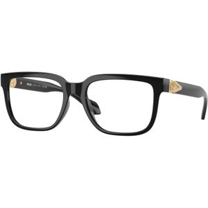 Versace Man VE3377U GB1 Optische monturen Geïnjecteerd Zwart Transparant Hurken Normaal