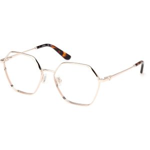 Guess Vrouw GU50184 032 Optische monturen Metaal Goud  Geometrisch Normaal