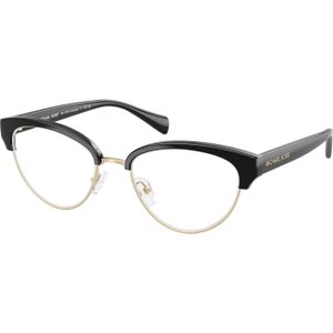 Michael Kors Vrouw MK4169 CURACAO 3005 Optische monturen Geïnjecteerd Zwart Transparant Kattenoog Normaal